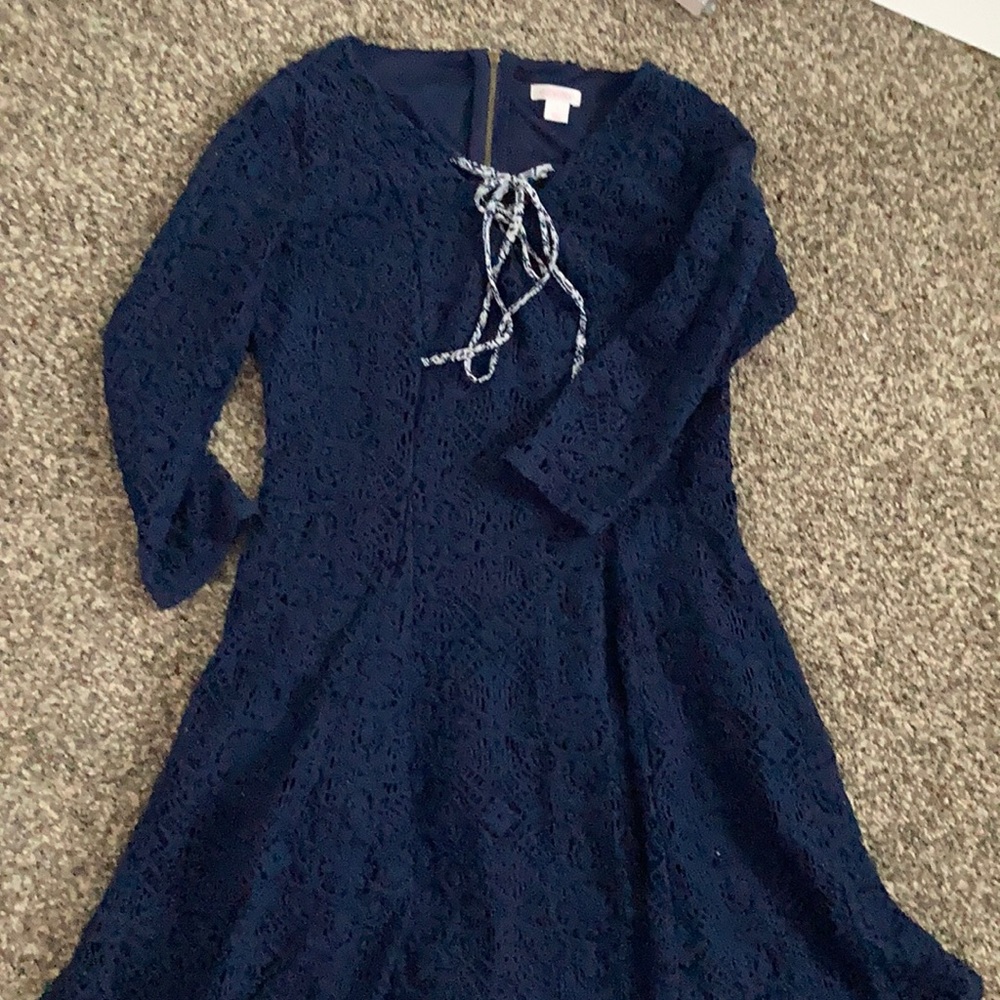 Xhilaration navy blue dress